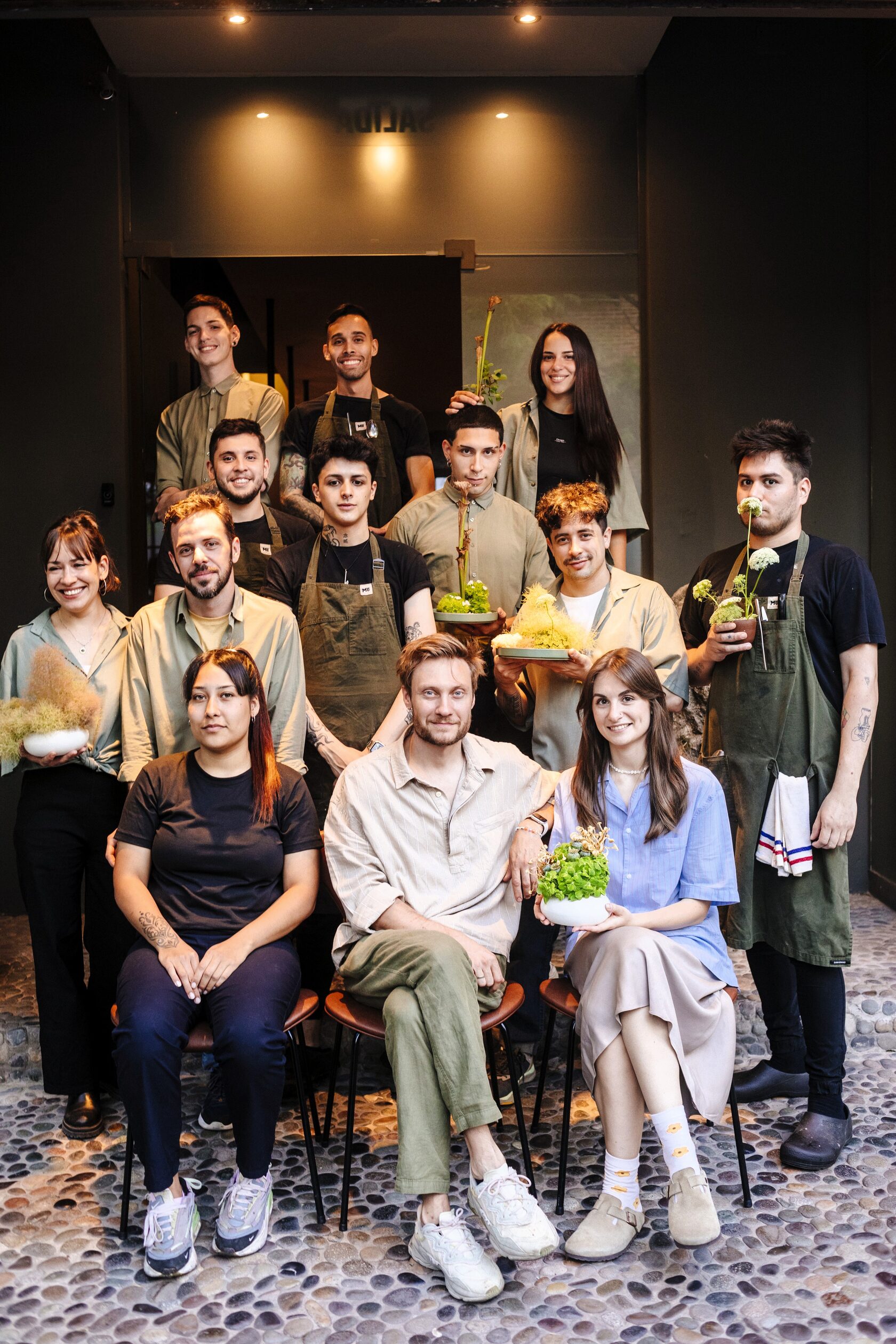 Equipe do restaurante MUSGO em Buenos Aires, cozinha autoral e excelência gastronômica